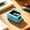 Blue LB 1 Pack, variant on AuroraX Macaron Mini Pencil Sharpener Portable Manual Sharpener Single Hole Smooth for Office Travel Colorful Desk Sharpener Green