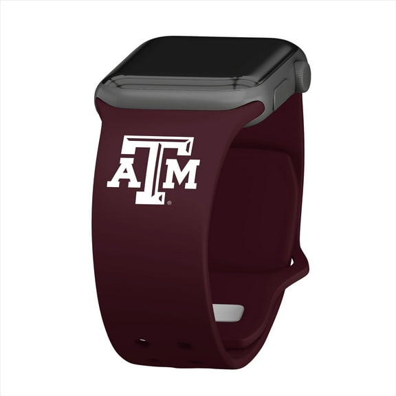 Aggies Silicone Watch Band for Apple Watch - (42/44/45/49mm(46mm Series 10/11) by Affinity Bands