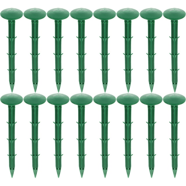 MOVTOTOP Plastic Garden Stakes for Outdoor Use Green Color Durable and Practical 100 Pieces