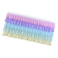 thumbnail image 3 of Table Skirt Layers Table Cloth Chiffon Decoration Tablecloth Cover for Wedding Party  Colorful  9 Feet, 3 of 9