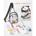 thumbnail image 5 of Clear Sling Bag for Stadium Events, Clear Purse for Women, Stadium Approved Crossbody Handbag for Concerts Sports Fan, 5 of 6