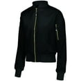 thumbnail image 4 of Holloway Sportswear S Womens FLIGHT BOMBER JACKET Black 229732, 4 of 5