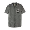 thumbnail image 1 of Ecko Unltd. Mens Woven Camo Pocket Button Up Shirt, Grey, Small, 1 of 1