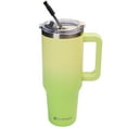 thumbnail image 4 of AQUAPHILE Insulated Tumbler with Leak-proof Lid and Straw, 40 oz Insulated Stainless Steel Coffee Mug with Handle, Travel Coffee Mug，Lime, 4 of 7