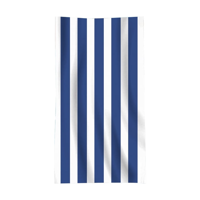 Dry Striped Beach Towel Microfiber Sand-Free Oversized Towel Soft Absorbent Cabana Stripe Pool Towel For Adults Travel Swimming Camping