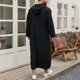thumbnail image 4 of Ceisia Men's Hooded Traditional Robe with Gold Embroidery | Knee-Length Spring/Summer Casual Garment Gift, 4 of 9