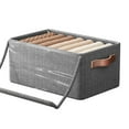 thumbnail image 1 of Sokhug Storage Bags Clothes Storage Bins Foldable Closet Organizer Storage Containers With Handles Thick Fabric For Clothing Blanket Comfor, 1 of 1