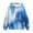 Dark Blue, variant on Girls Cloud Tie-Dye Hoodies Loose fit Fleece Hooded Sweatshirt Oversized Long Sleeve Drop Shoulder Pocketed Pullover Top