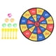 thumbnail image 2 of 1 juego de tablero de dardos flocado con 4 piezas de dardos Juego de ocio Juego de tablero de dardos Juegos de mesa Niños Adultos Juguete de regalo para oficina Hogar al aire libre (6 piezas de bolas, 2 of 4