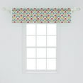 thumbnail image 2 of Ambesonne Polish Folk Art Window Valance, Flourish Kaszuby, 42" x 12", Multicolor, 2 of 3