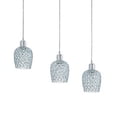thumbnail image 2 of lámpara colgante moderno bonares acero plata brillante 3 luces incandescentes, 2 of 5
