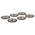 thumbnail image 4 of VHC Brands Raven Harvest Stencil Braided Cotton Coaster Set of 6, Decorative Fall Coasters, Table Decor for Fall Thanksgiving and Halloween, 4 of 6