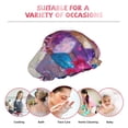 thumbnail image 6 of Kdxio Colorful Balloon Cake Celebration Print Shower Cap for Women,Elastic and Reusable,Double Waterproof Layers Bathing Hat, 6 of 6