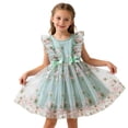 thumbnail image 2 of Tauxra Robes d'Été pour Femmes Manches Courtes Plissées Robe Ligne A avec Poches Décontractée Florale Midi Robe de Plage Tenues de Vacances, 2 of 8