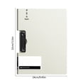thumbnail image 3 of Heavy Duty Clipboard Writing Board - Letter Size Clipboard Folder with Storage, Plastic Document Organizer for Office, Home & Classroom Use, Black, 3 of 6