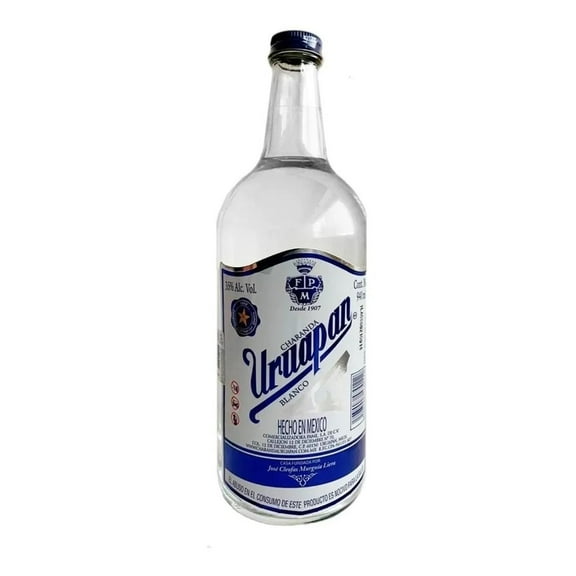 Charanda Uruapan Blanco 940 ml Uruapan Blanco