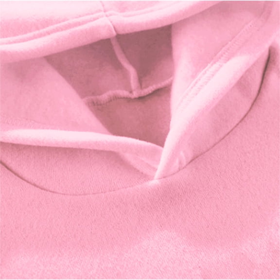Vedolay Sweatshirt for Girls Sweatshirts Fashion Collared Long Sleeve Pullover with Pockets,Pink 2-3 Years