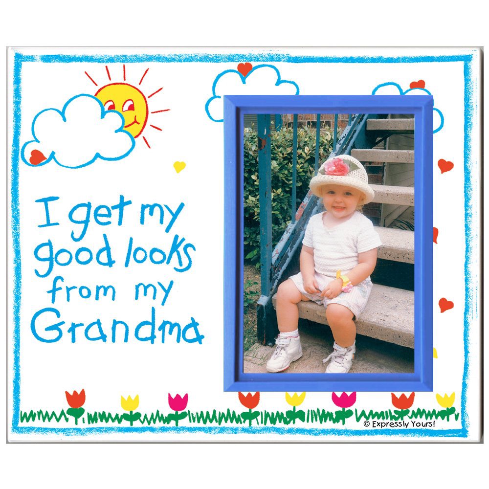Grandma Picture Frame Affordable, Colorful and Fun Holds 3.5 x 5