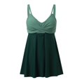 thumbnail image 6 of Ticikt Two Piece Tankini Swimsuits for Women Slim Fit Bathing Suits Tankini Tops with Bottoms Cutout Swimwear, 6 of 7