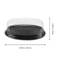 thumbnail image 5 of 10pcs Cake Packing Boxes Portable Transparent Plastic Cake Dessert Boxes, 5 of 6