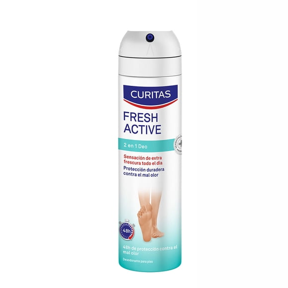 Desodorante para pies Curitas Fresh Active en aerosol 150 ml