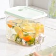 thumbnail image 2 of Refrigerator Drink Dispenser with Spigot | Leak Proof Cold Beverage Storage Container | Transparent Juice Kettle Jar for Iced Drinks & Parties, 2 of 6