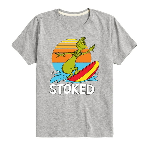 The Grinch - Stoked - Toddler & Youth Short Sleeve Graphic T-Shirt