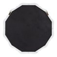 thumbnail image 4 of Kate and Laurel Ripling Traditional Round Scallop Framed Mirror, 26 Inch Diameter, White, Coastal Scalloped Rounded Bathroom Vanity Mirror or Fireplace Mantle Wall Decor, 4 of 8