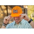 thumbnail image 2 of Burlebo Men's Camp Blaze Orange Mesh Patch  Snapback Cap, 2 of 3