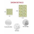 thumbnail image 7 of Spring Easter Kitchen Dish Towels for Drying Dishes Set of 2, Watercolor Floral Daisy Butterflies Green Waffle Weave Microfiber Hand Tea Bathroom Towels Quick Dry & Absorbent Towel 12x12, 7 of 7