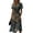 Dark Blue, variant on Midi Dresses for Women Short Sleeve Wrap V-Neck High Waist Sundress A-Line Beach Vacation Dresses 2026