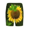 thumbnail image 4 of Rocae Sunflower3 for Men's Soft Sleep Pajama Shorts, Waistband and Pockets, 4 of 9