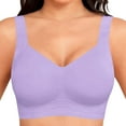 thumbnail image 2 of Ichuanyi Women Seamless Sports Bra Wirefree Yoga Bra Push Up No Underwire Bra Everyday Sport Tshirt Brassiere, 2 of 5