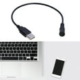 thumbnail image 2 of COOLHOOD USB to Power Cable, DC5.5x2.1mm Female USB Male DC5V Power Supply Charging Adapter Cord for USB Fan/, 2 of 3