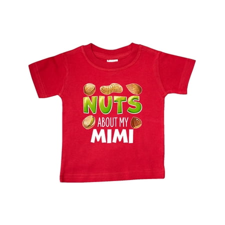 

Inktastic Nuts About My Mimi Peanut Almond Pistachio Gift Baby Boy or Baby Girl T-Shirt