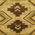 thumbnail image 1 of Ahgly Company Machine Washable Indoor Square Abstract Orange Area Rugs, 7' Square, 1 of 7