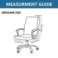 thumbnail image 3 of Stretch Printed Computer Office Chair Covers,Desk Rotating Chair Slipcovers Removable Washable Anti-Dust Spandex Chair Protector Cover for Office Chair-M(14.9-21.6inch)-07, 3 of 8