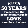 thumbnail image 3 of CafePress - 50 Years Of Love And Wine T Shirt - Women's Traditional Fit Dark T-Shirt, 3 of 4