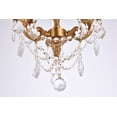 thumbnail image 4 of Rosalia 3 light French Gold Flush Mount Clear Royal Cut Crystal, 4 of 7