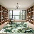 thumbnail image 2 of ODIKA 5' x 7' Machine Washable Non-Slip Area Rug, watercolor floral High Traffic Rug, Green, 1302560, 2 of 7