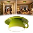 thumbnail image 1 of Tong Coffee Cup Ceiling Pendant Night Light For Ambient Modern Decorative Lamp Idea For Cozy Living Spaces, 1 of 5
