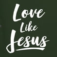 thumbnail image 5 of Wild Bobby Love Like Jesus Inspirational/Christian Men Graphic Tank Top, Forest Green, Large, 5 of 5
