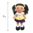 thumbnail image 2 of Plush 16" Yellow Aissa Rag Doll For Girls, Soft Plush Rag Doll, Sleeping Cuddle Buddy For Toddlers, Infants And Babies, Muñecas De Trapo Para Niña, First Doll For Kids, Safe For All Ages, 2 of 3