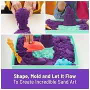 Kinetic Sand Sandbox Set Purple Sand, Tools & Storage