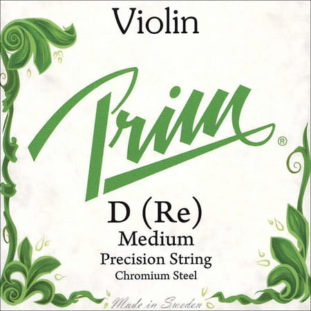 Prim 4/4 Violin D String - Medium Gauge - Chromesteel Wound Steel Core - Ball