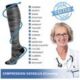 thumbnail image 6 of 5 Pairs Medical Sport Copper Compression Socks With Anti-slip Silicone for Women & Men Circulation 15-20 mmhg is Best Support for Athletic Running Cycling, Nursing, Travel, 6 of 6