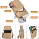 thumbnail image 4 of Phone Bags for Women Crossbody, Nylon Crossbody Phone Bag Mobile Phone Pouch with Long Strap, Ladies Cell Phone Crossbody Bag Small Shoulder Bag with, 4 of 4