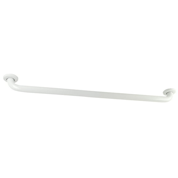 Kingston Brass GB1248CSW Made To Match 48-Inch x 1-1/2-Inch O.D. Stainless Steel ADA Grab Bar in White