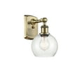 thumbnail image 3 of Innovations Lighting  Athens 1 Light 6" Sconce Antique Brass/Seedy, 3 of 5