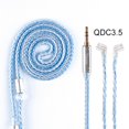 thumbnail image 1 of AMERTEER HIFIHEAR MMCX/2Pin/QDC 16 Core Braided Silver Plated Earphone Balanced Cable, 1 of 8